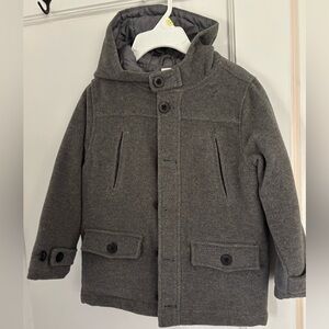 NEW WITH TAGS!  Boys Dress Coat for holidays - wool blend in gray
